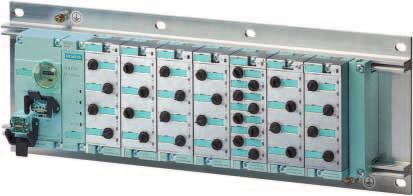 ET 200M I/O module The following components are mounted side by side on the module carrier: IM 154-2 High Feature PROFIBUS DP interface 7 ET 200M I/O modules from the following range: - EM 144 analog
