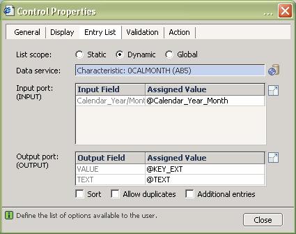 39. Back on the Entry List tab, configure the following Assigned Values for the Input and
