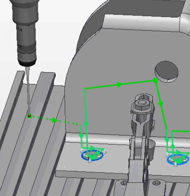 PolyWorks Inspector - CNC CMM Metrology Generate collision-free CNC CMM movements The shortcut menu can be used to automatically insert go to position steps to avoid multiple collisions at once.