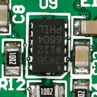 Communication between the accelerometer and the microcontroller is performed over the I C interface.