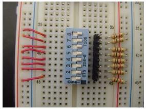 2.3. Put a 1k resistor from each of the leads on the other side to ground.