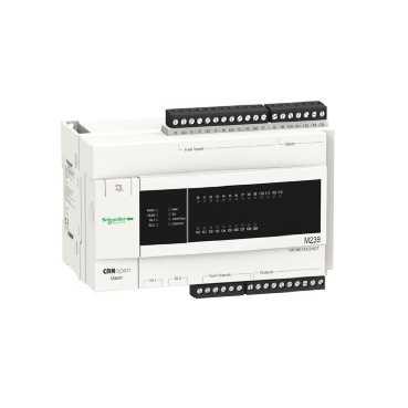 Product data sheet Characteristics TM238LFDC24DT compact base M238-24 I/O - 24 V DC supply - CANOpen - internal RAM 1000 kb Complementary Discrete input logic Number of common point Sensor power