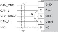 Positive logic output wiring (5) Negative logic output