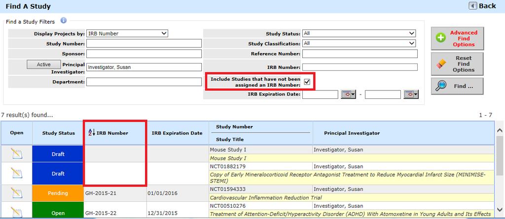 You can search by an expiration date range by entering in the appropriate information in the Expiration Date fields.