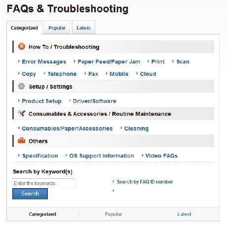 Questions or Problems? Please Take a Look at our FAQs, Solutions, and Videos Online. Go to your model's FAQs & Troubleshooting page on the Brother Solutions Center at qualpath.com/support.
