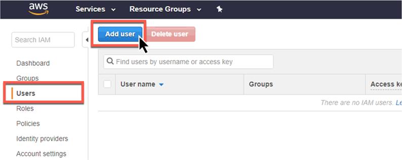 3. Enter a User name, for this example bitmovin-demo. Then under the Select Access Type section, click the checkbox to enable Programmatic access. This enables an access key ID and secret access key.