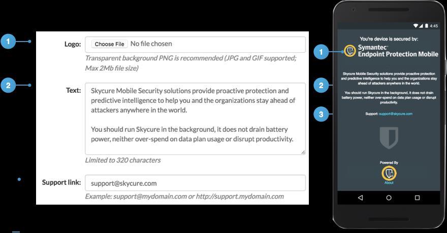 Noninteractive Mode This option allows admins to set the SEP Mobile app into a Noninteractive mode in