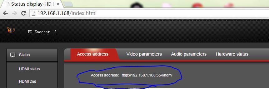 address, and you can directly copy it to the VLC player software for decoding.