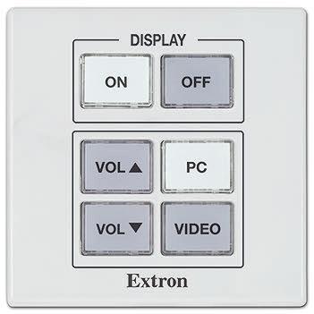 This easyto-use keypad controller provides popular AV control functions, including power, input switching, and volume.