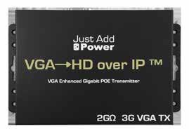 OMEGA SERIES VBS-HDMI-716VGA 2G Omega 3G VGA Transmitter (supports 2G+3G platforms) The VGA Transmitter allows owners to include VGA sources in their 2G or 3G