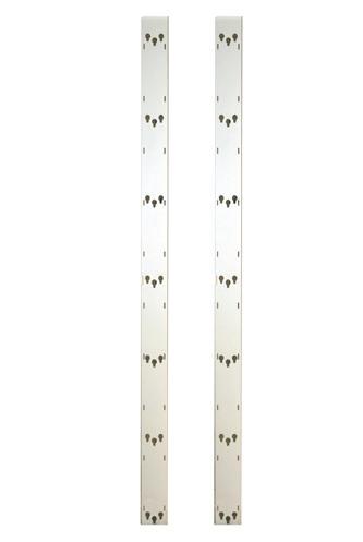 2 (29) EF-Series EuroFrame Gen 2 Finger Cable Manager The Finger Cable Manager attaches to the cabinet s equipment mounting rails, and provides vertical cable management with plastic T-shaped cable