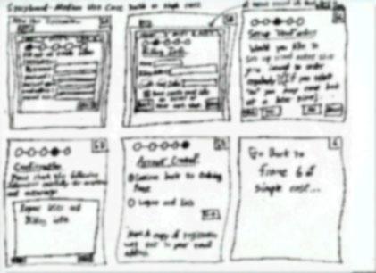 Storyboard Determine the story A very iterative process through a lot of initial drafts Includes a lot of brainstorming Sketch on pen + paper Generate more polished art