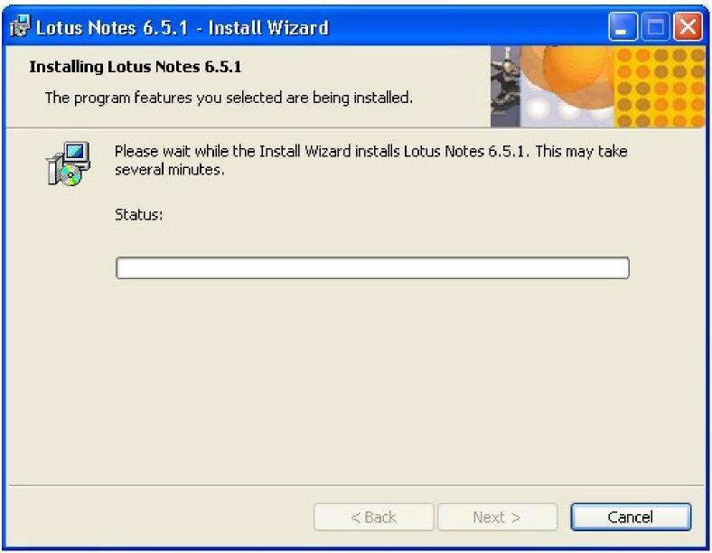Upgrade an older version to Lotus Notes 6.5.1 5.1. Please note this is a two-stage process the second stage starts at point 5.12. 5.2. Before upgrading please ensure that Lotus Notes is NOT running.