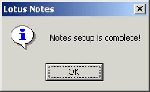 If you see the following dialog boxes - please complete