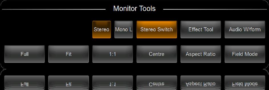 New on the Precision Panel Stereo monitoring Updated Stereo monitoring buttons on the GUI allows easier switching between left and right eyes and turning stereo viewing on and off.