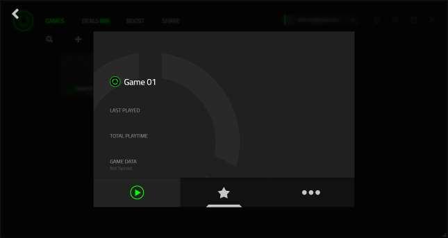 SETTING UP GAME PREFERENCES You can configure preferences for each game individually. From the game list, click on the game you wish to configure.