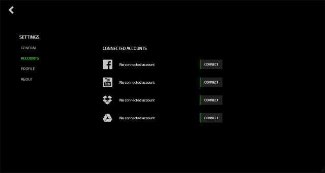 SOCIAL MEDIA SHARING Share your screenshots and videos on the various online social media websites directly from Razer Cortex. Step 1.