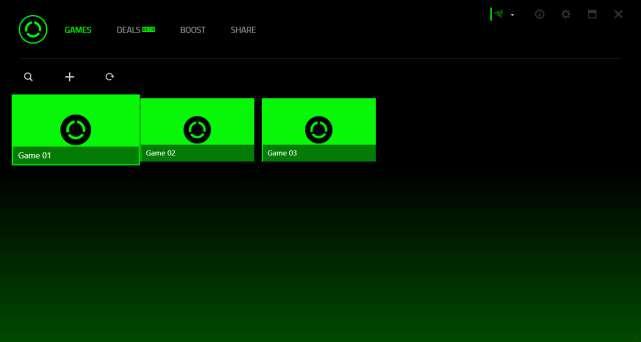 LAUNCHING A GAME Select a game from the list and click. Razer Cortex will perform the following operations: 1.