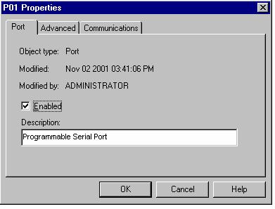 Configure the port as Master as shown above.