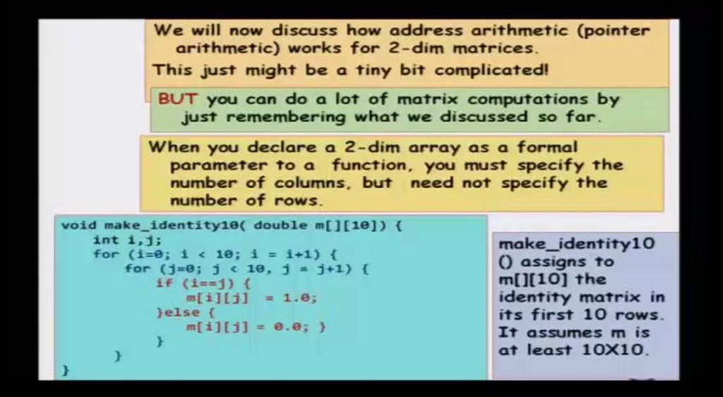 #44 Multidimensional Array and pointers In this video, we will look at the relation
