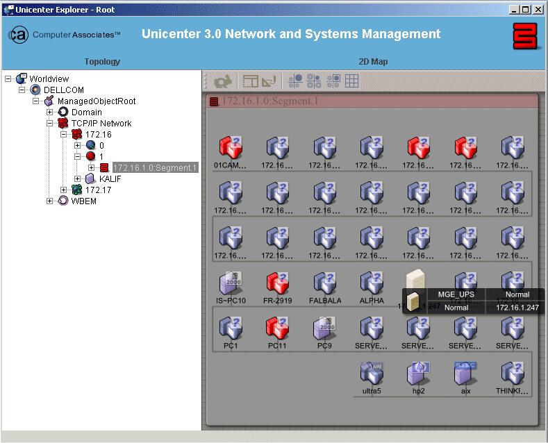 4 Use 4.1 UPS Automatic discovery (Auto-Discovery) Any EATON Pulsar UPS with a compatible SNMP card or SNMP proxy agent is automatically discovered by Unicenter.