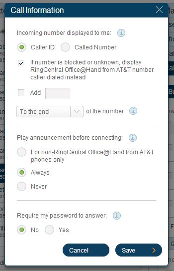 Preparing for Call Screening To activate Call Screening, first check the following setting in Call Handling. 1.