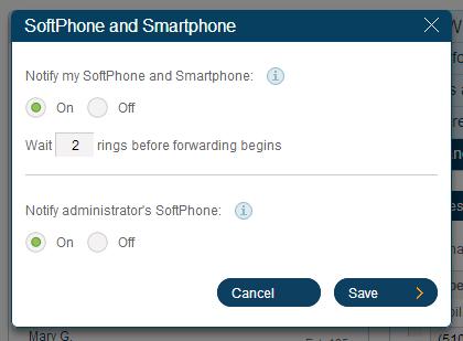 9. Click Sequentially or Simultaneously to set how RingCentral forwards calls to the forwarding numbers.