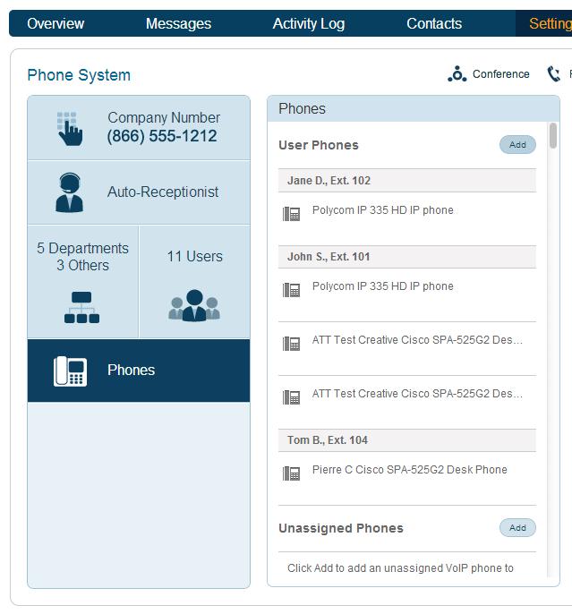 No matter which actual device the call is sent to, the system detects that the number/extension is ringing, active, or on hold Adding Desktop IP Phones As an Administrator, you can view of all the