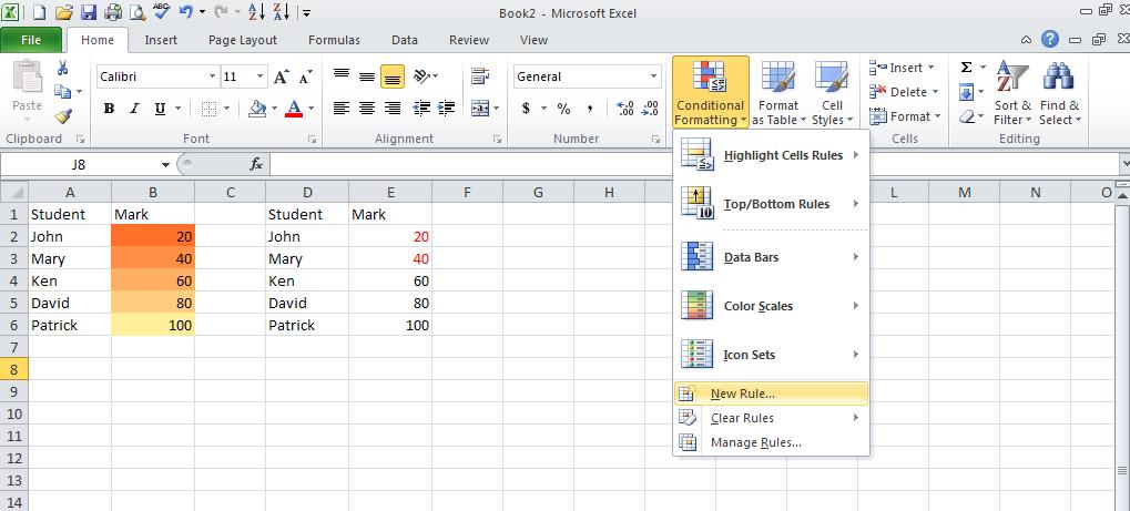 3.5 Conditional Formats Conditional formatting is a popular feature documented in many books and articles.