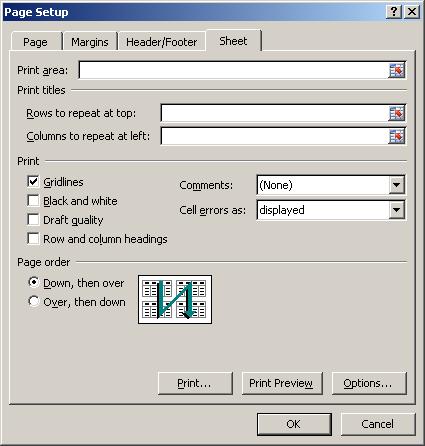 4.4 Printing 4.4.1 Printing Gridlines By default, Excel does not print gridlines, regardless of whether you have them displayed on your worksheet.