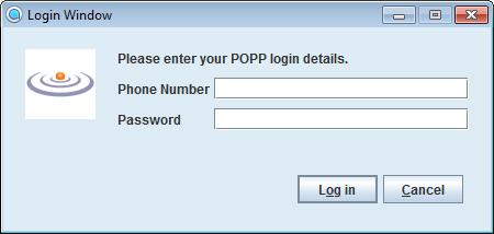 Hosted IP Phone System, then click [Log In] [Accept] to accept the licensing agreement Accession Communicator
