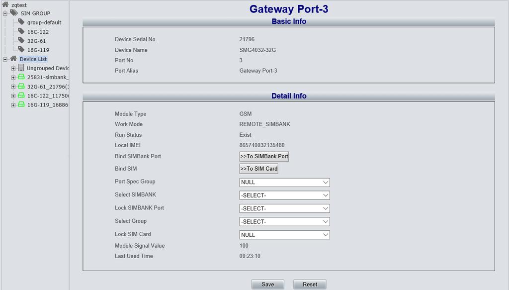 Sim Type Lock Gateway (Port) Bind Gateway (Port) Synway Information Engineering Co., Ltd Type of a SIM card. Only SimBank ports support this item. The gateway port locked by this port.