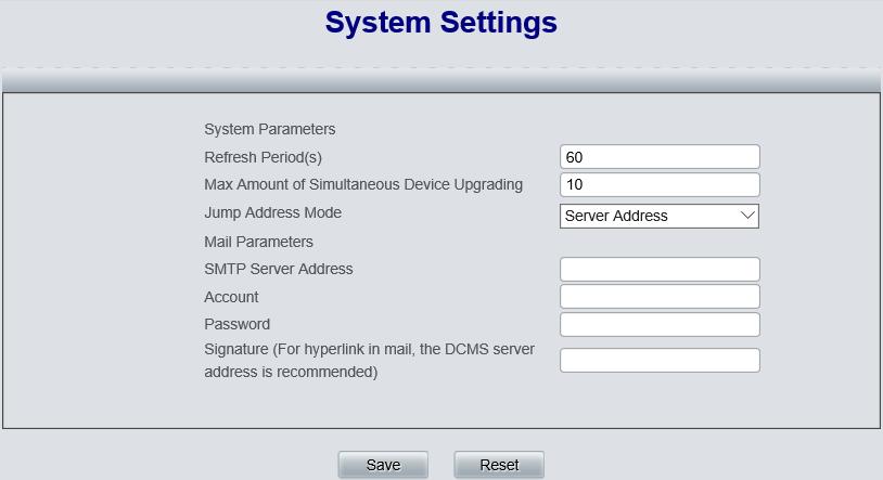 3.8 System Setting Synway Information Engineering Co., Ltd System Setting includes two parts: System Setting and Software Platform Update. See Figure 3-43.