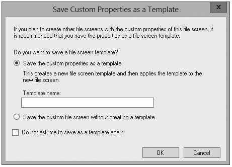 8. Under Screening type, click the Active screening or Passive screening option. 9. Under File groups, select each file group that you want to include in your file screen. 10.