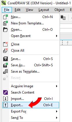 CorelDRAW Essentials will open with the image on the screen. It will be named Untitled-1. The size is huge. It needs to be reduced. With the image selected look on the horizontal toolbar.