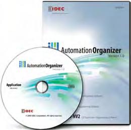 Suite Automation Organizer Suite A one-stop automation software package for all IDEC PLC and OI Touchscreens Automation Organizer (AO), the IDEC software suite combining our popular PLC programming