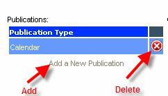 Function There are two options on the Contact Publications form: 1.