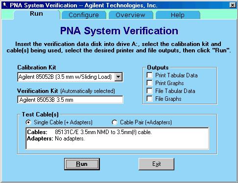 Tests and Adjustments System Verification Kit Substitution Non-Keysight calibration kits and verification kits are not recommended nor supported. System Verification Procedure 1.