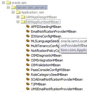 8. Look at the properties configured for the bean. The web services URL needs to point to http://identity.oracleads.
