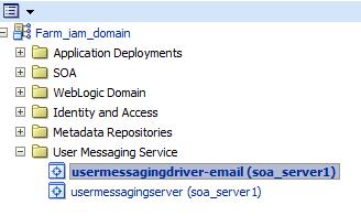 11. In the right hand side frame click on the User Messaging Email Driver menu. 12.