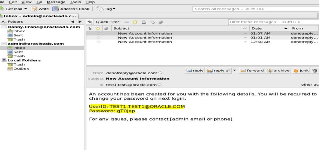 4.2 Test Email Notification during Role Assignment 1. Open and login to the Identity console if not already open. 2.
