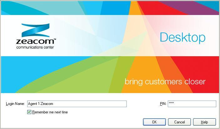 7.2. Verify Zeacom Communications Center From the agent desktop running the Zeacom Executive Desktop client software, double-click on the Desktop icon shown below, which was created as part of