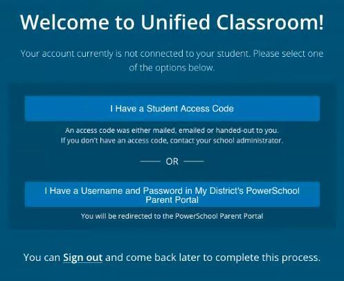 Link Students: Select the option that applies to you If you have never used PowerSchool or the PowerSchool App before,