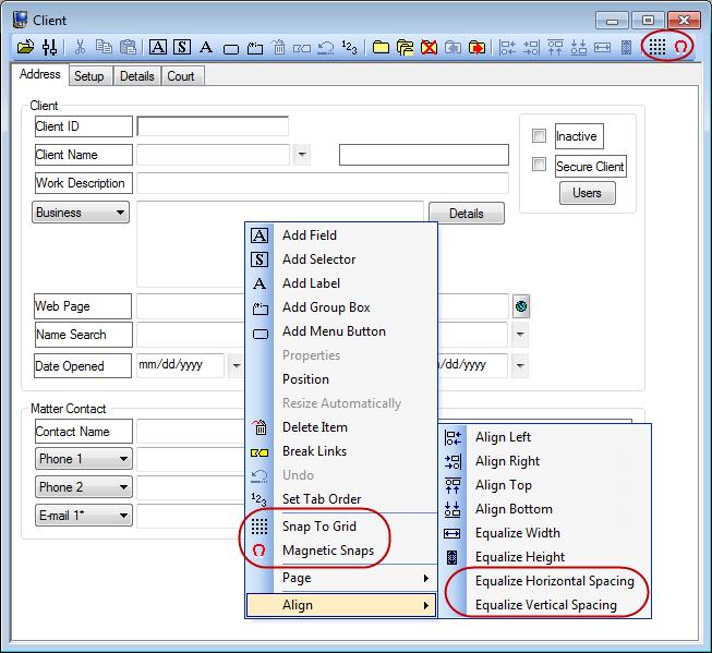 Matter Manager Added the Matter Manager menu option to the Quick Clicks pane in the Take Action group for all files when the List tab is displayed.