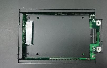 Turn over the system to bottom side. Locate the cover of HDD compartment. 2.