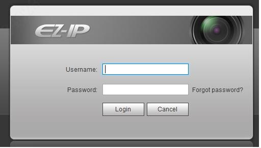 Open IE browser, input camera IP address in the address bar and click Enter button. The system will display the Login interface after it is successfully connected, which is shown in Figure 2-4.