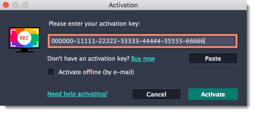 Activating Screen Recorder Step 1: Click the button below to buy an activation key.
