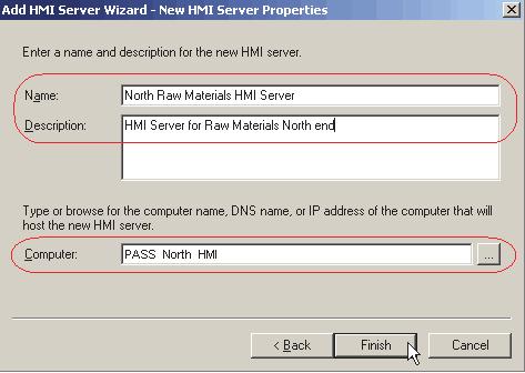 All the HMI template files are loaded into the PASS server. 12. Repeat step 1 through step 11 for each HMI server in your project.