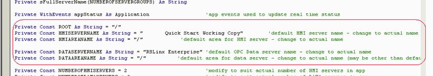 Find the text circled in the example and type the name of your HMI server and