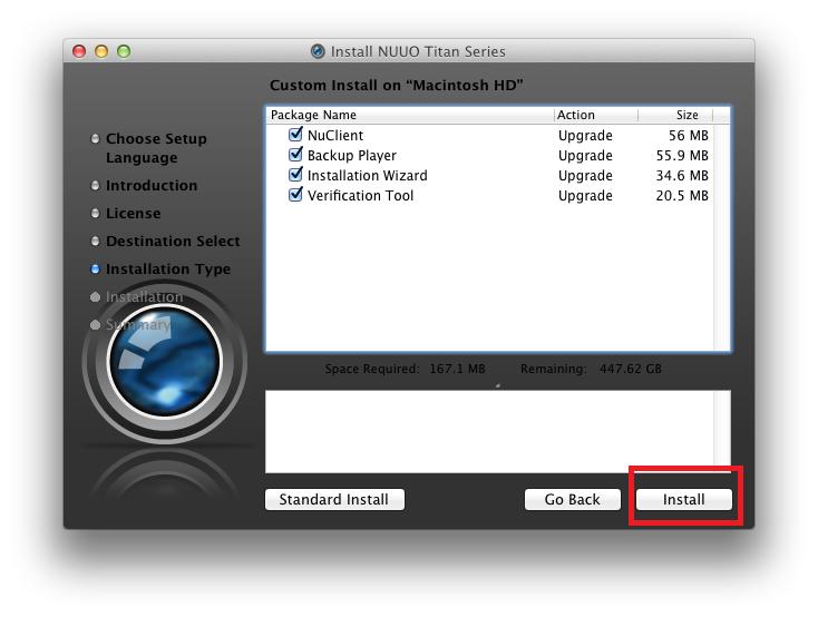 Select the applications you want to install The install destination only supports the system hard drive at